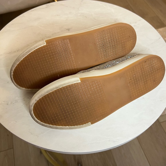 Excellent Condition Steve Madden Rhinestone Slip-On Sneakers - Picture 5 of 8